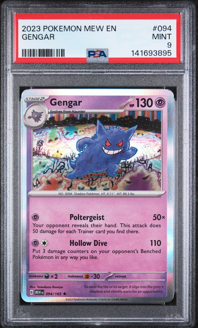2023 #094 Gengar PSA 9 Mew EN-151
