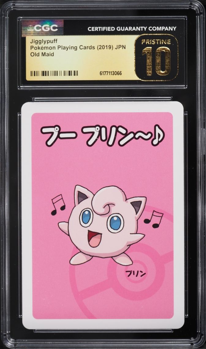 2019 Pokemon Japanese Playing Cards Old Maid Jigglypuff CGC 10 PRISTINE