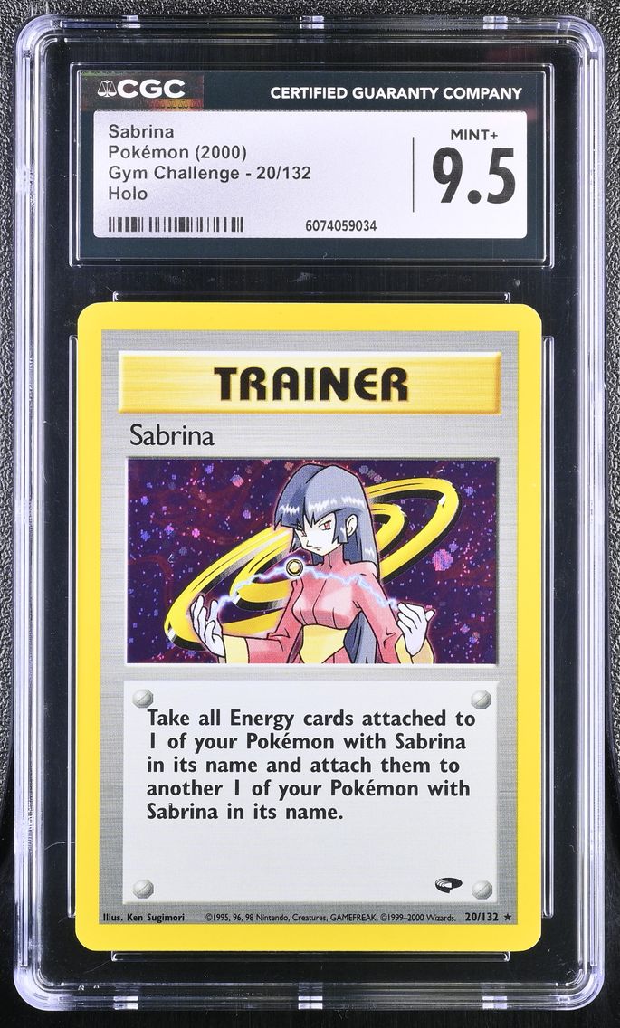 2000 #20 Sabrina CGC 9.5 Gym Challenge - Unlimited - English