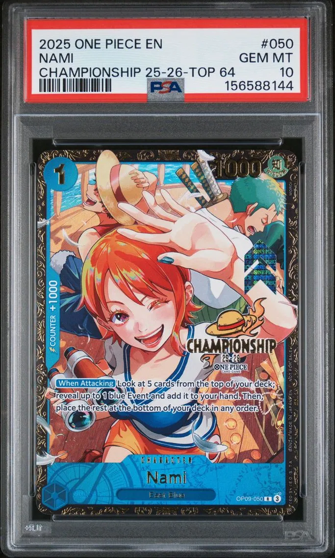 2025 #050 Nami PSA 10 One Piece