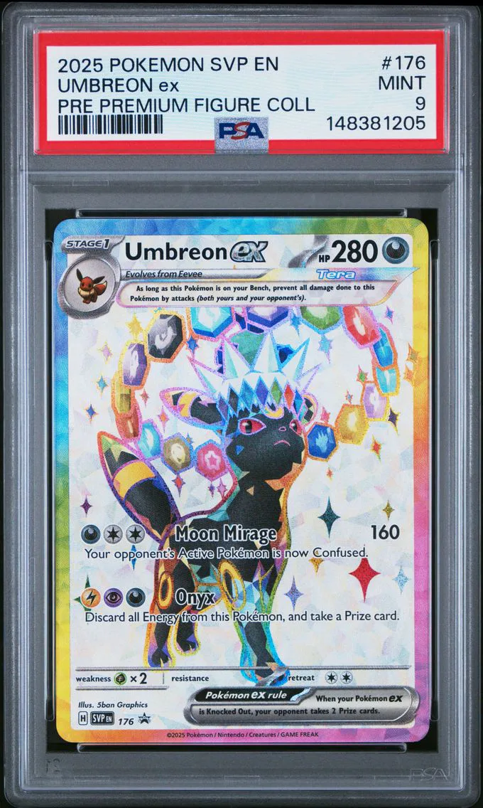 2025 #176 Umbreon EX PSA 9 Prism