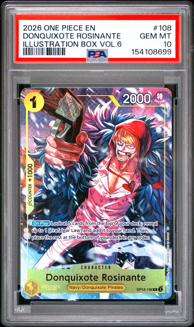 2026 #108 Donquixote Rosinante PSA 10 One Piece Promos