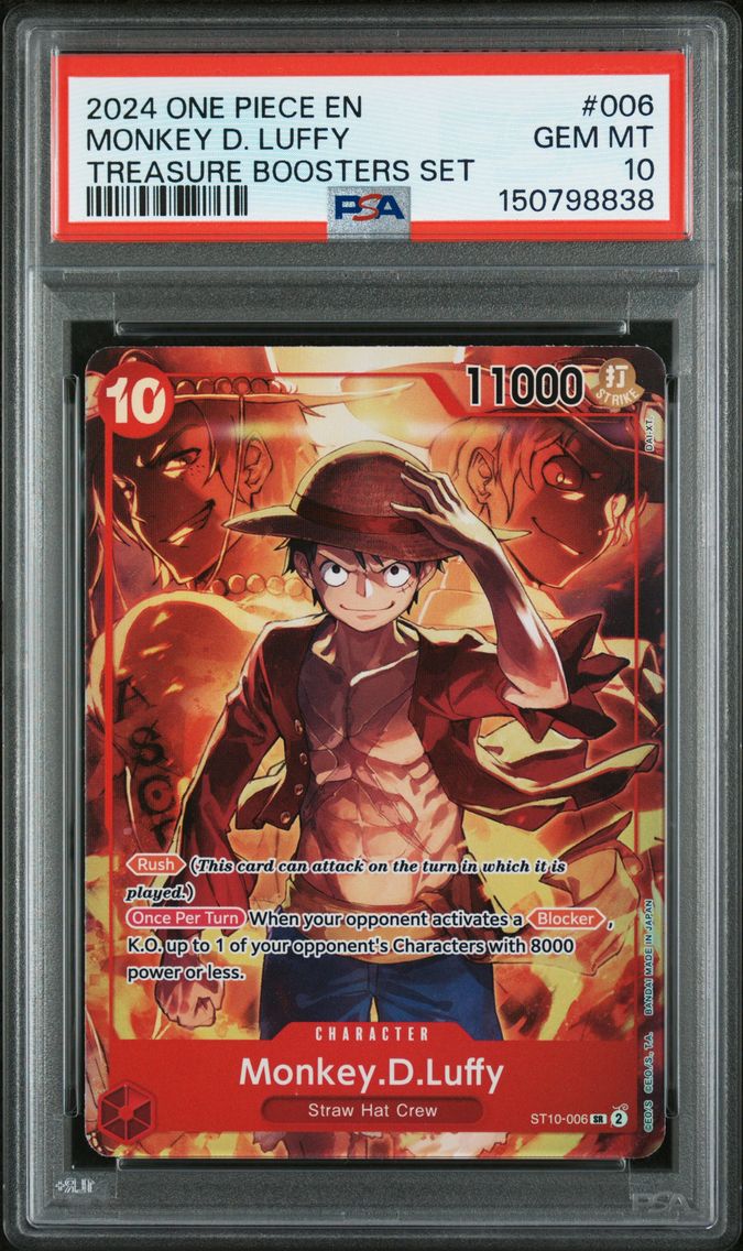 2024 #006 Monkey D. Luffy PSA 10 One Piece Promos