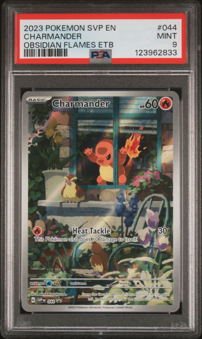 2023 #44 Charmander PSA 9 Svp EN-SV Black Star Promo Pokemon
