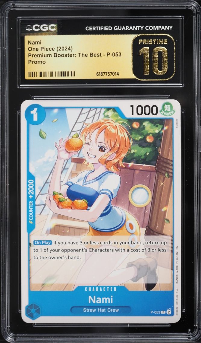2024 #P-053 Nami CGC 10 One Piece Promo Premium Booster Best