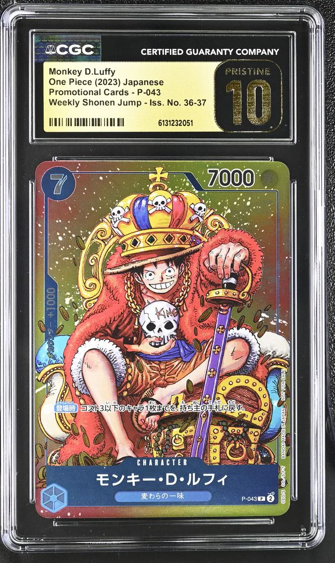 2023 #P-043 Monkey D.Luffy CGC 10 Pristine Promotional Cards - Japanese