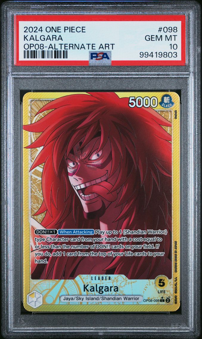 2024 #098 Kalgara PSA 10 One Piece OP08-Two Legends