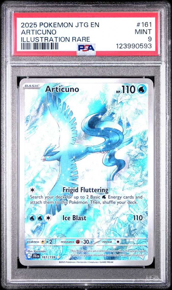2025 #161 Articuno PSA 9 Jtg EN-Journey Together