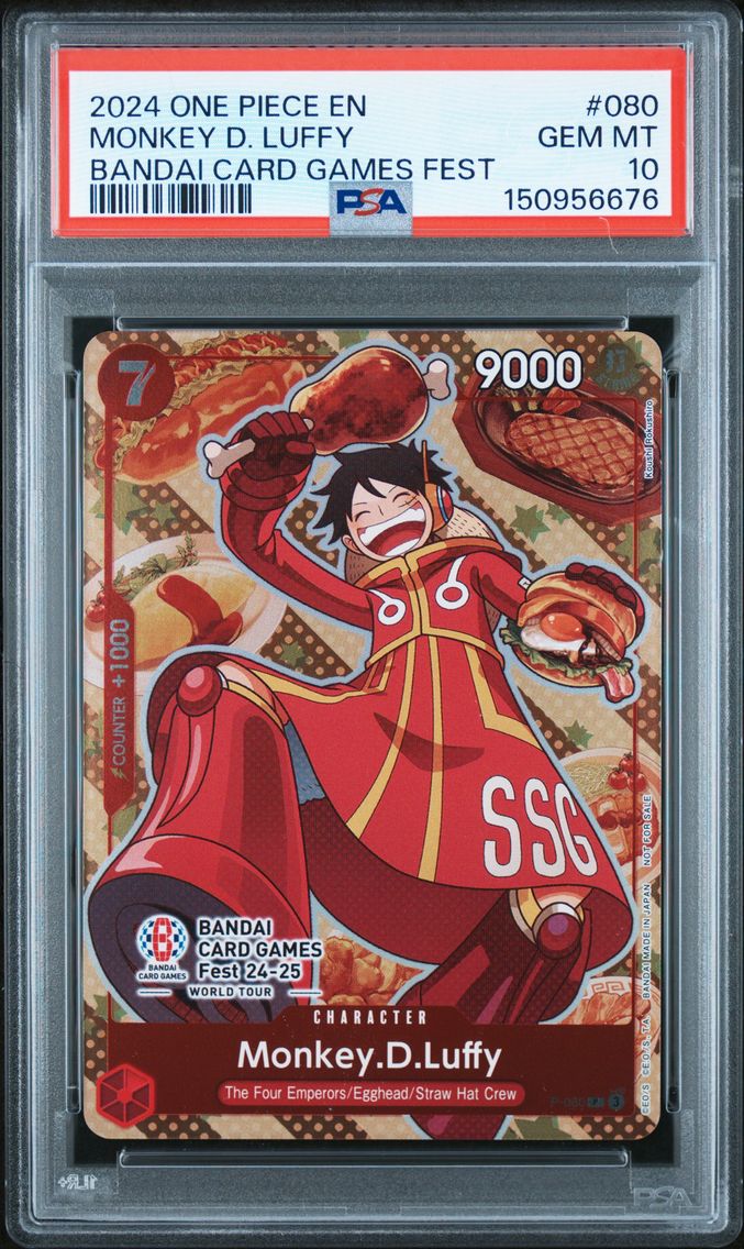 2024 #080 Monkey D. Luffy PSA 10 One Piece Promos