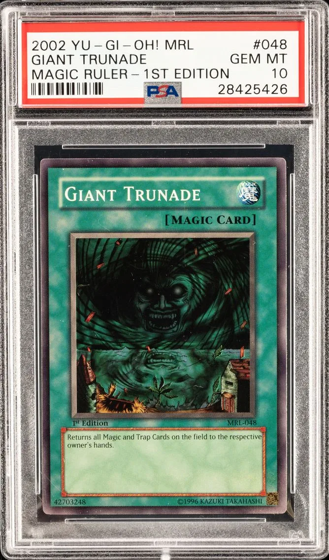 GIANT TRUNADE MRL-048 MAGIC RULER | 1ST EDITION 2002 PSA 10