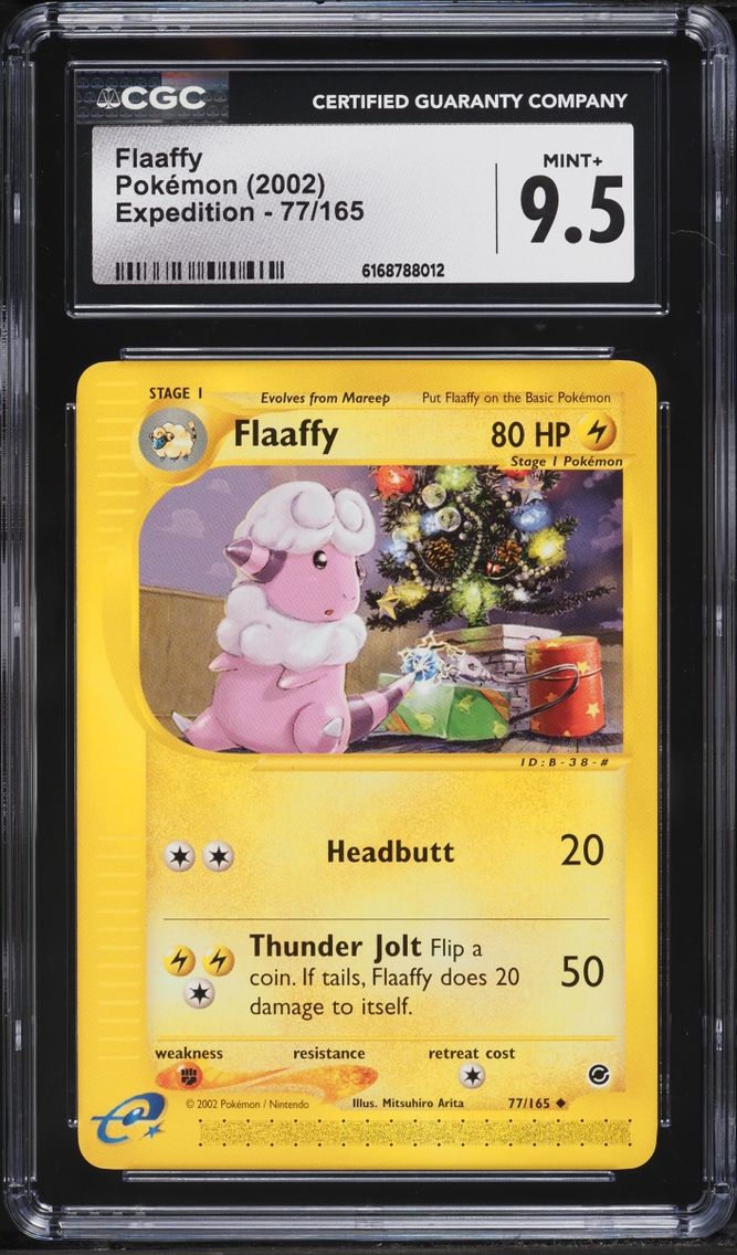 2002 Pokemon Expedition Flaaffy #77 CGC 9.5 MINT+