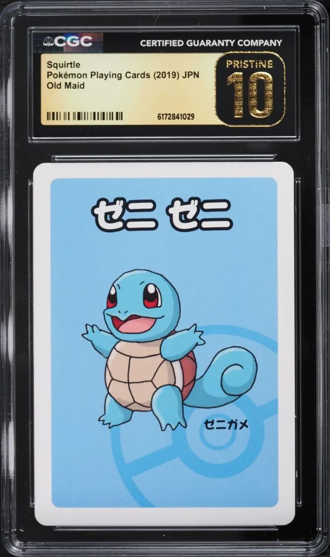 2019 Pokemon Japanese Playing Cards Old Maid Squirtle CGC 10 PRISTINE