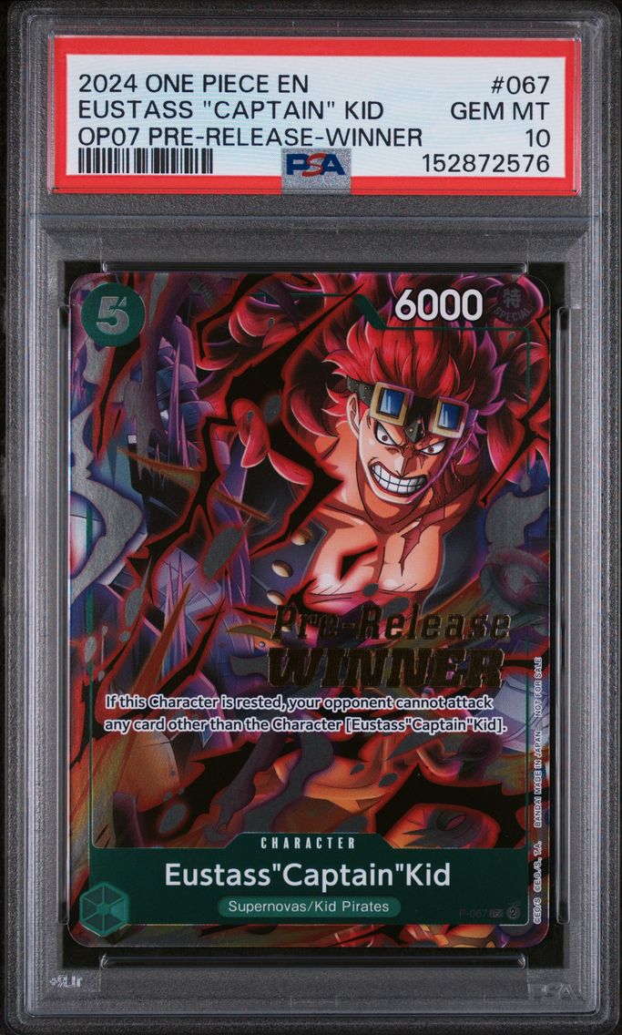 2024 #067 Eustass "Captain" Kid PSA 10 One Piece Promos