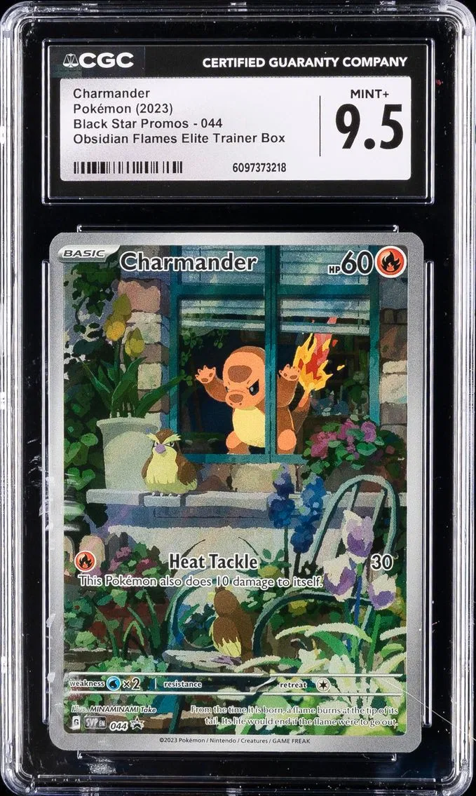 2023 #044 Charmander CGC 9.5 Svp EN-SV Black Star Promo Pokemon