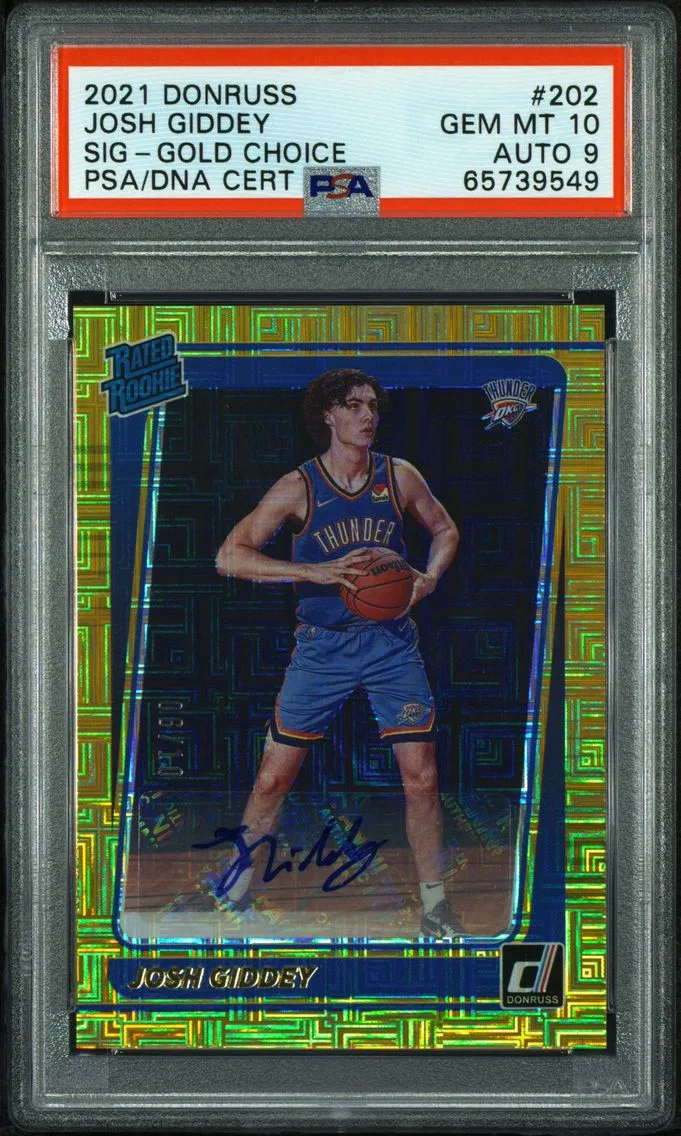 2021 #202 Josh Giddey PSA 10 Pan