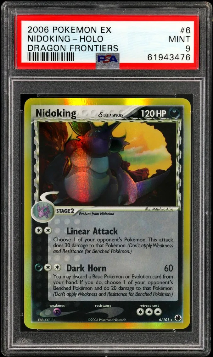 2006 #6 Nidoking-Holo PSA 9 EX Dragon Frontiers