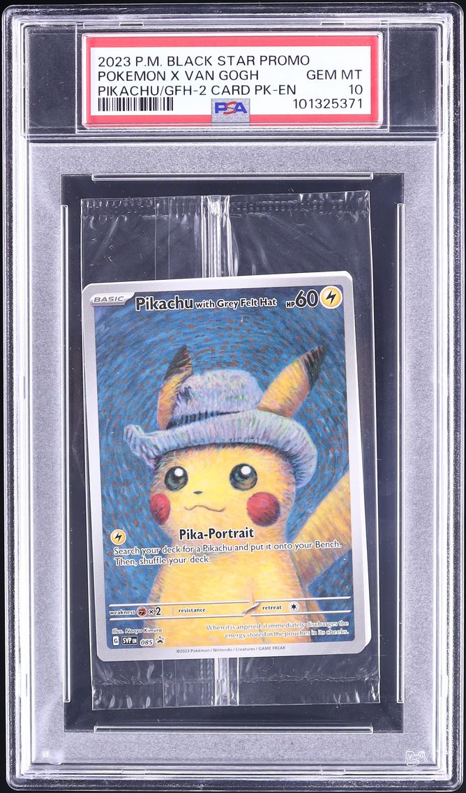 2023 #85 Pikachu With Grey Felt Hat PSA 10 Svp EN-SV Black Star Promo Cello Pack Pokemon