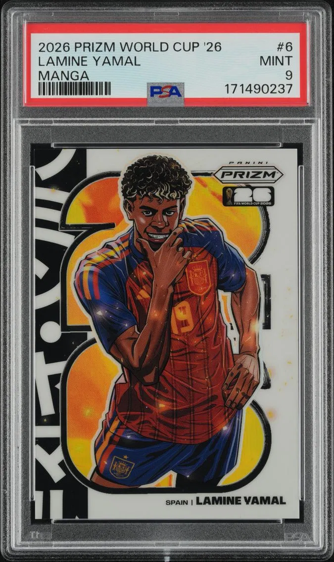 2026 #6 Lamine Yamal PSA 9 Panin