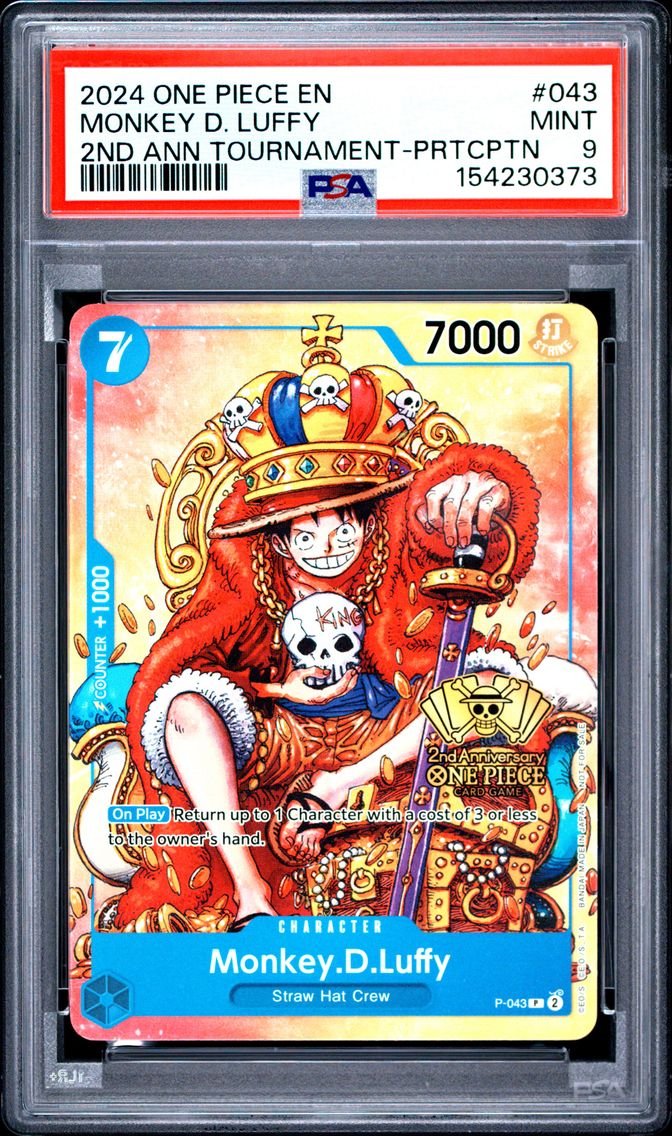 2024 #043 Monkey D. Luffy PSA 9 One Piece Promos