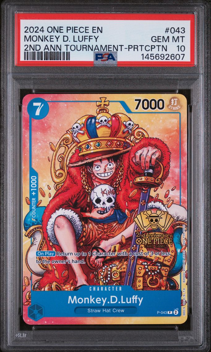 2024 #043 Monkey D. Luffy PSA 10 One Piece Promos