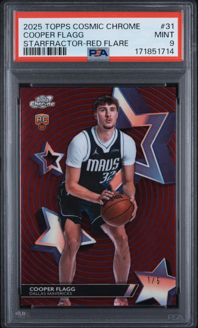 2025 #31 Cooper Flagg PSA 9 Topp