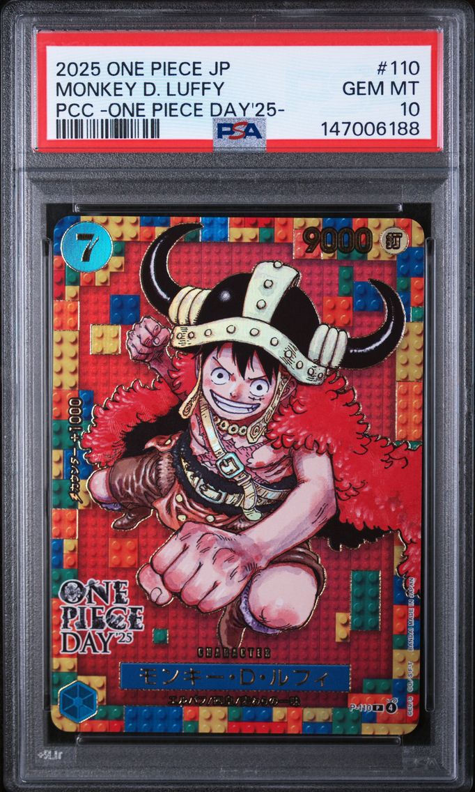 2025 #110 Monkey D. Luffy PSA 10 One Piece Japanese Premium Card Collection -One Piece Day'25-