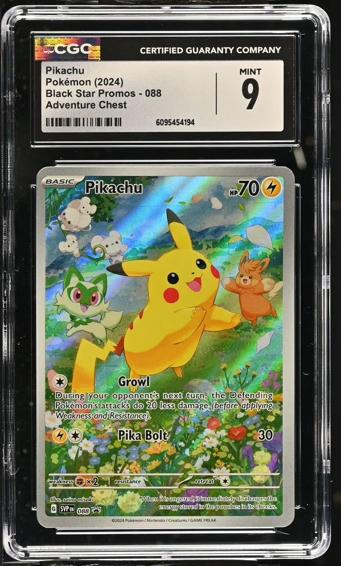 2024 #088 Pikachu CGC 9 Black Star Promos - Scarlet & Violet SVP EN - English