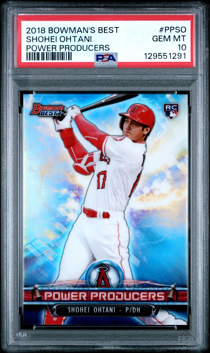 2018 #PPSO Shohei Ohtani PSA 10 Bowman's Best Power Producers
