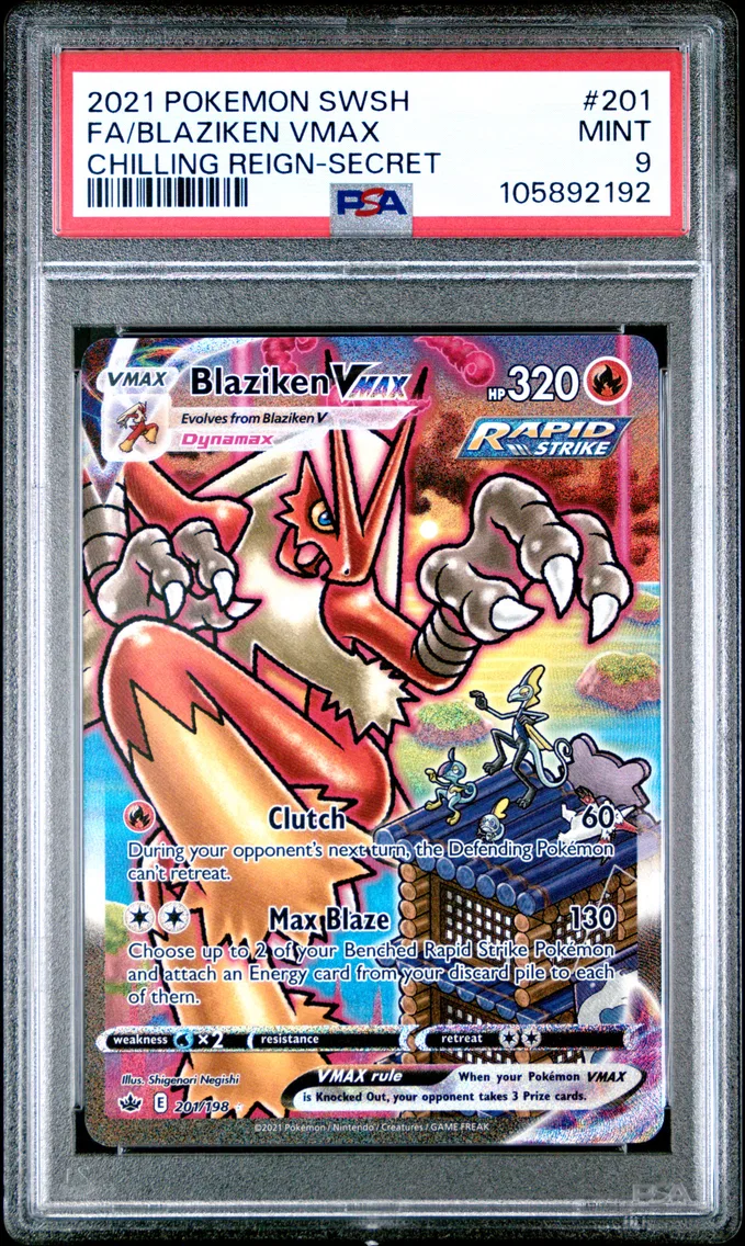 2021 #201 Full Art/Blaziken Vmax