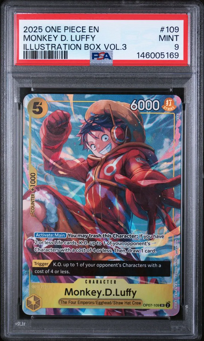 2025 #109 Monkey D. Luffy PSA 9 One Piece Promos