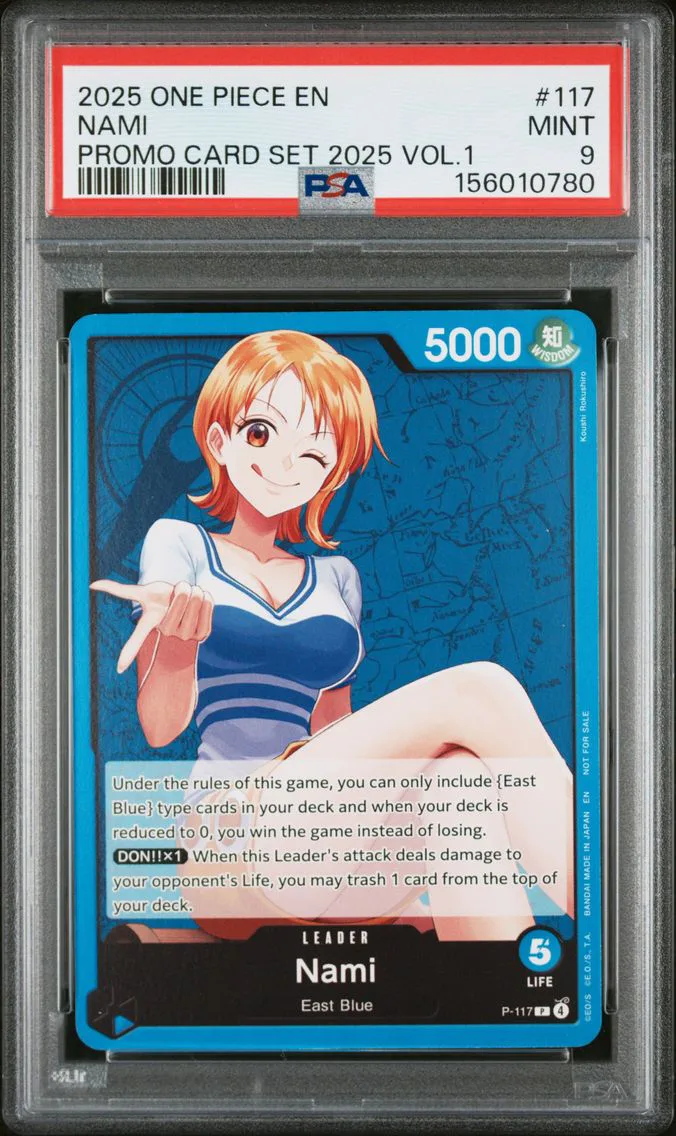 2025 #117 Nami PSA 9 One Piece Promos