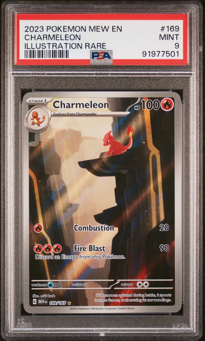 2023 #169 Charmeleon PSA 9 Mew EN-151