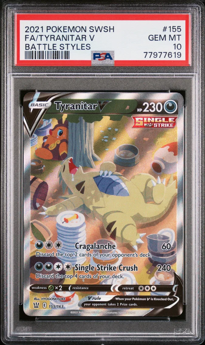 2021 #155 Full Art/Tyranitar V P