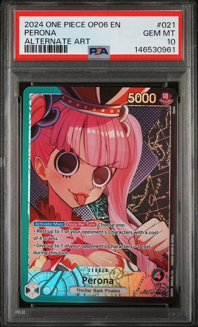 2024 #021 Perona PSA 10 One Piece OP06-Wings of the Captain