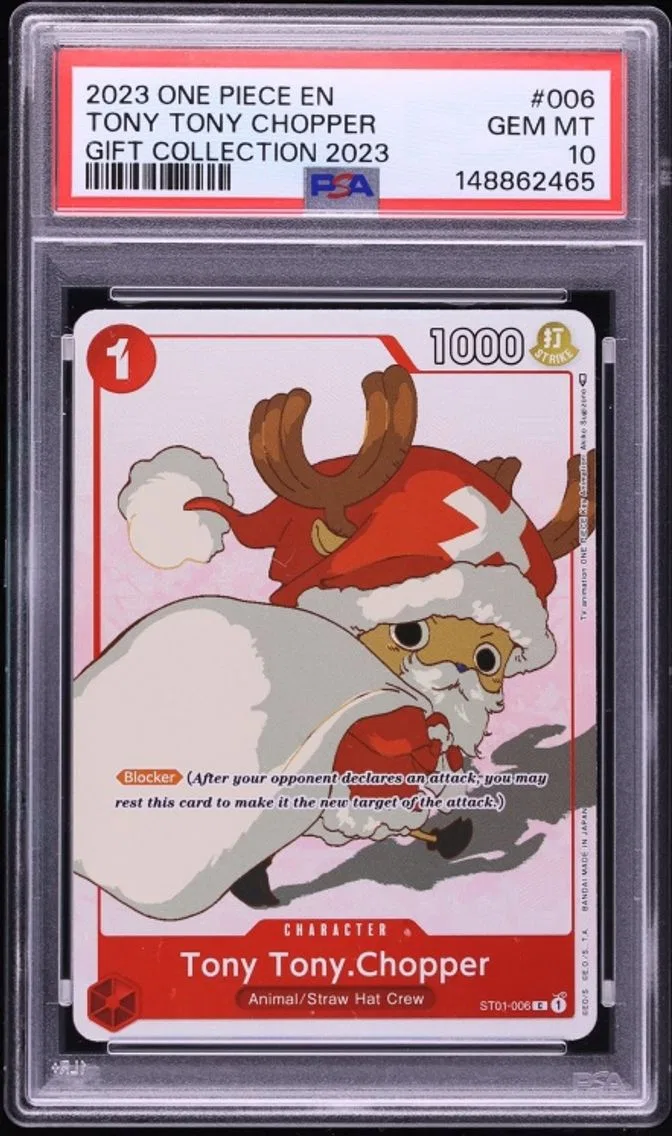 2023 #ST01-006 Tony Tony Chopper PSA 10 One Piece Gift Collection