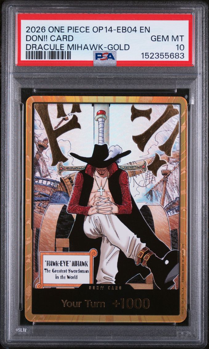 2026 #NA Don!! Card PSA 10 One Piece OP14-EB04-the Azure Sea's Seven