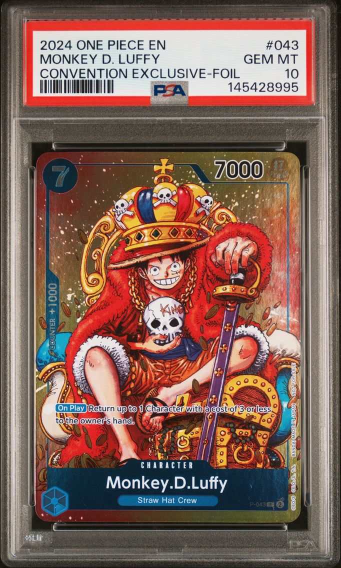2024 #043 Monkey D. Luffy PSA 10 One Piece Promos