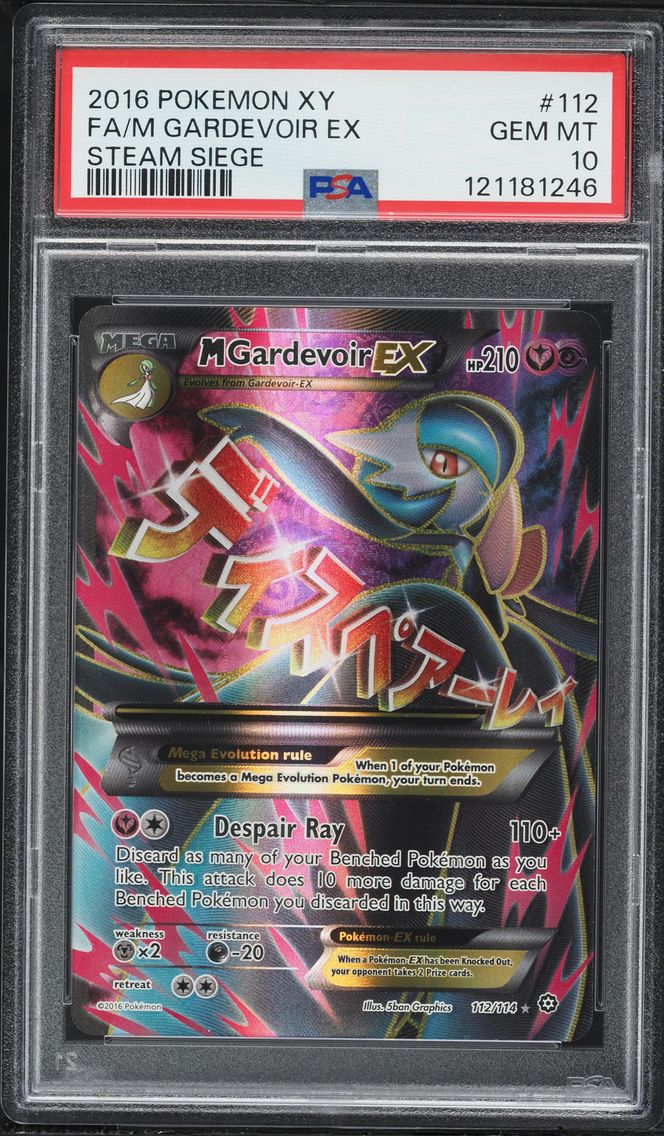 2016 #112 Full Art/M Gardevoir EX PSA 10 XY Steam Siege Pokemon