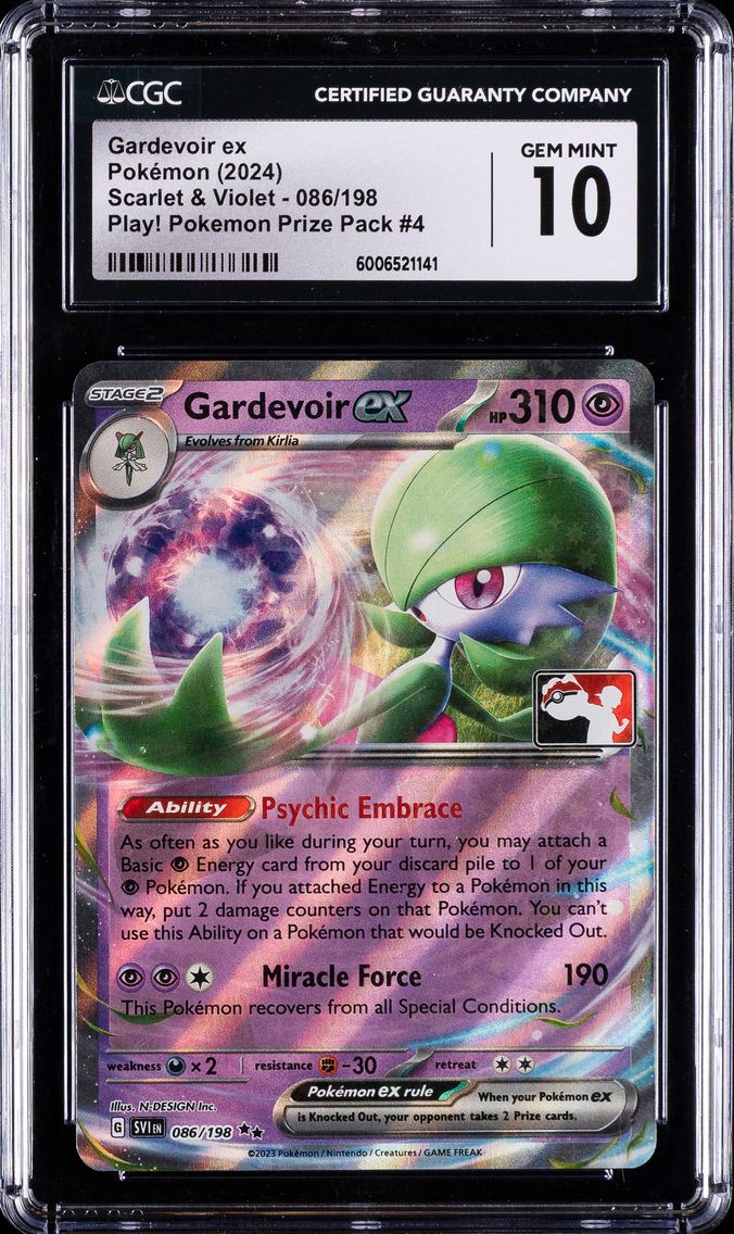 2023 #086 Gardevoir ex CGC 10 Scarlet & Violet - English Pokemon