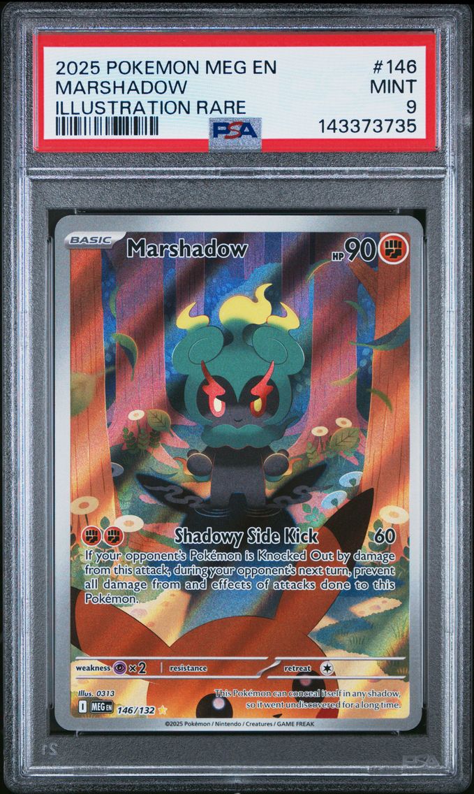 2025 #146 Marshadow PSA 9 Meg EN-Mega Evolution