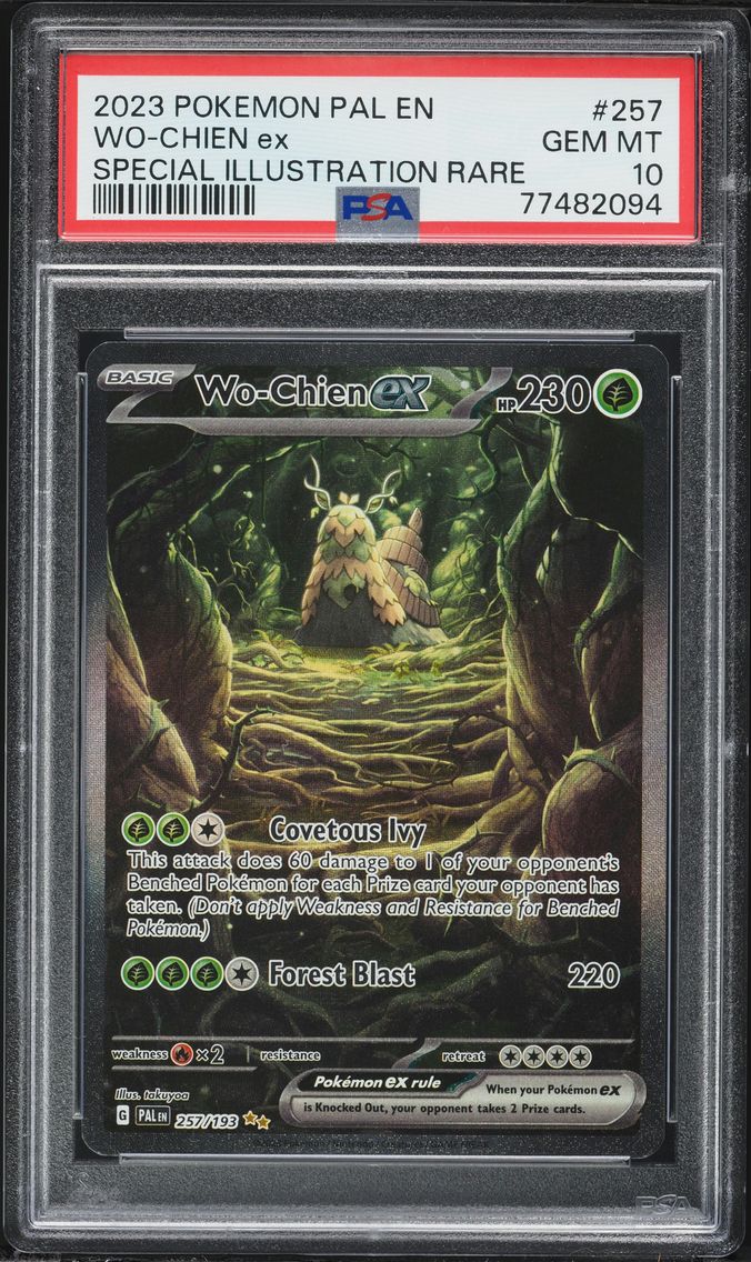 2023 #257 WO-Chien EX PSA 10 Pal EN-Paldea Evolved Pokemon