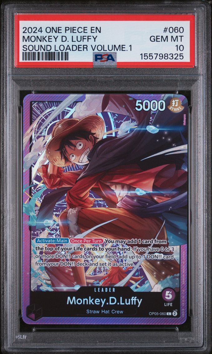2024 #060 Monkey D. Luffy PSA 10 One Piece Promos