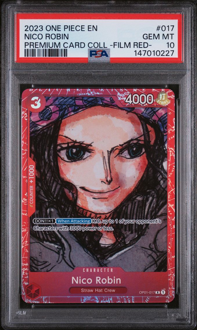 2023 #017 Nico Robin PSA 10 One Piece Premium Card Collection -One Piece Film Red-