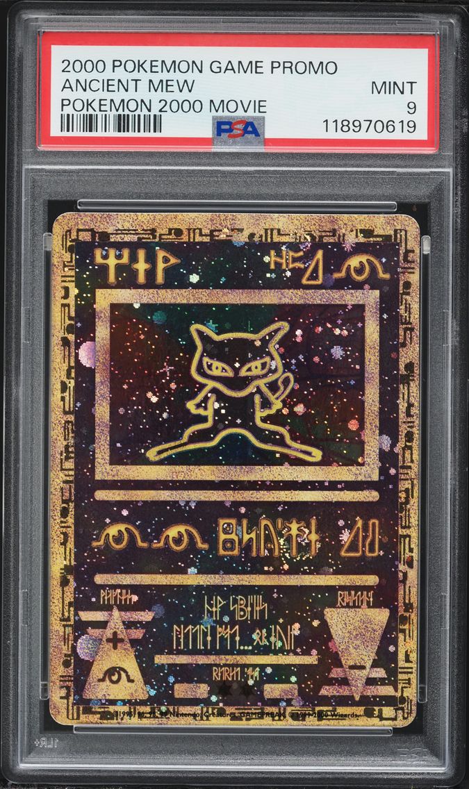2000 #NA Ancient Mew PSA 9 Game Movie Pokemon