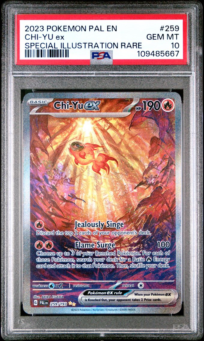2023 #259 Chi-YU EX PSA 10 Pal EN-Paldea Evolved Pokemon