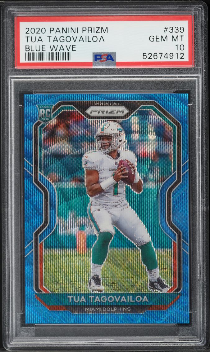 2020 #339 Tua Tagovailoa PSA 10 Panini Prizm