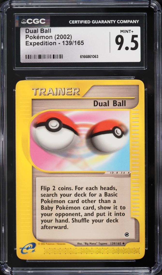 2002 Pokemon Expedition Dual Ball #139 CGC 9.5 MINT+