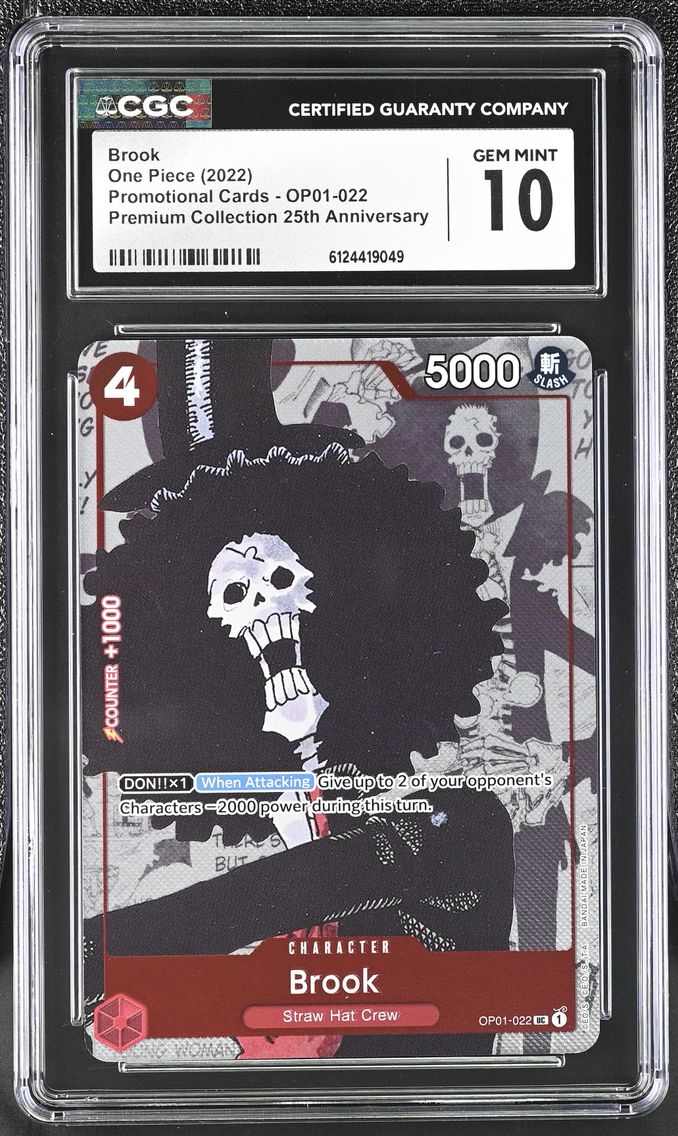 2022 #OP01-022 Brook CGC 10 Premium Collection 25th Anniversary - English