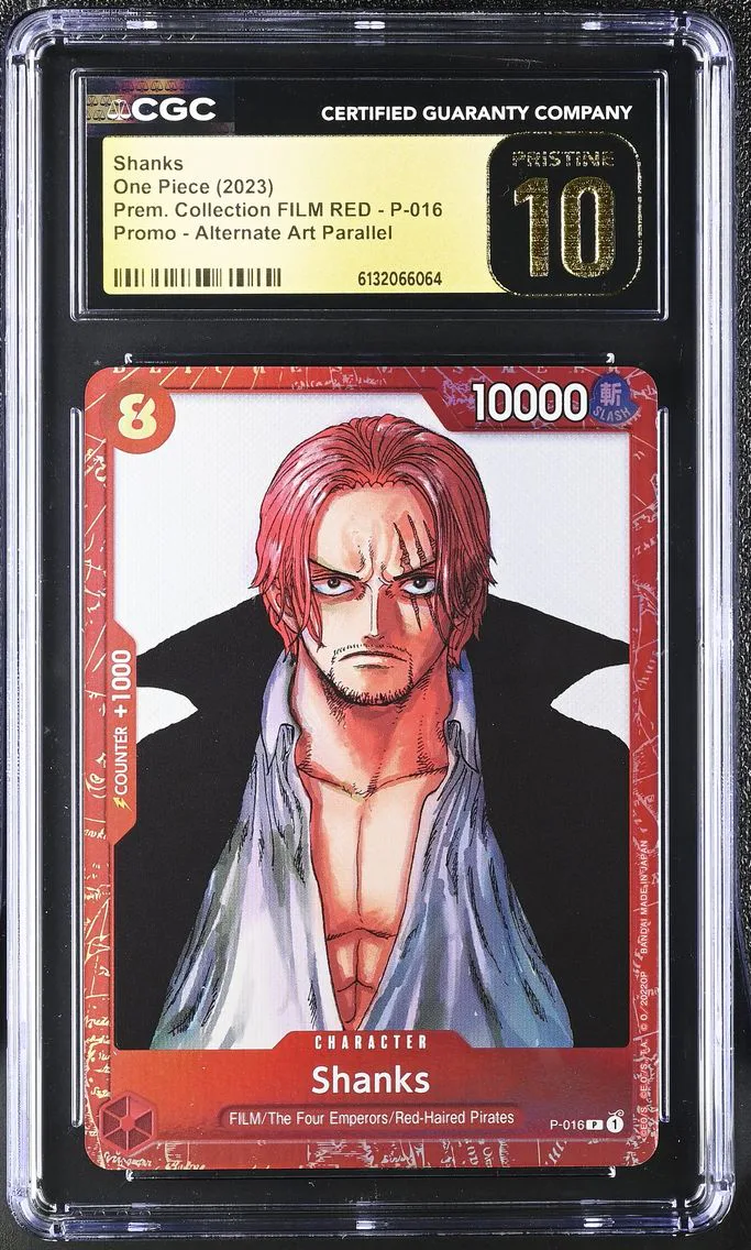 2023 #P-016 Shanks CGC 10 Pristine Premium Collection FILM RED (Foil) - English