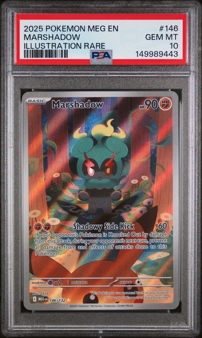 2025 #146 Marshadow PSA 10 Meg EN-Mega Evolution
